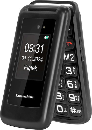 Kruger & Matz Simple 931 4G Dual SIM Mobile with Large Buttons Black
