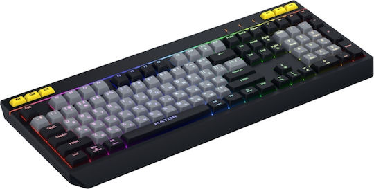 HATOR Icefall Gaming Μηχανικό Πληκτρολόγιο με RGB φωτισμό (Αγγλικό US)