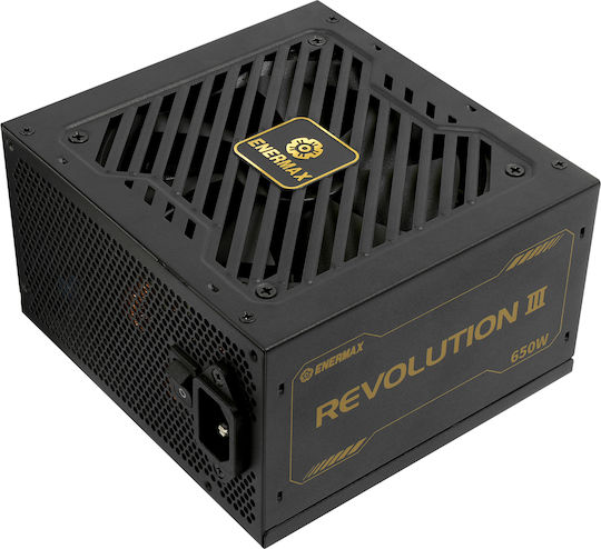 Enermax Revolution III 650W Negru Sursă de Alimentare Calculator Complet modular 80 Plus Gold