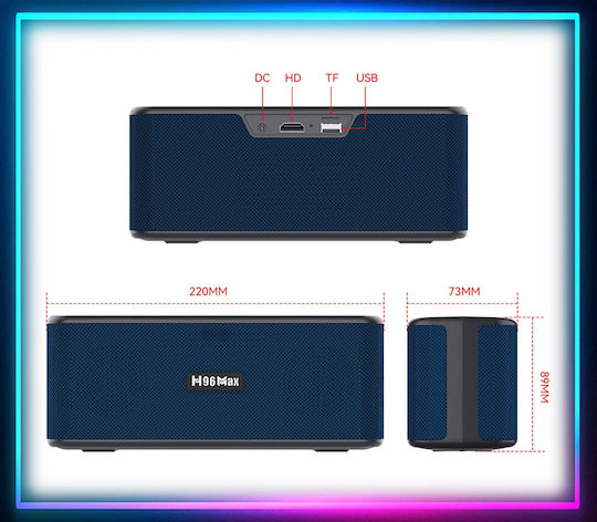H96 Max ТВ кутия MAX M7 H96MAX-M7 8K UHD с WiFi USB 2.0 4GB RAM и 32GB Памет за съхранение с Операционна система Android 13.0