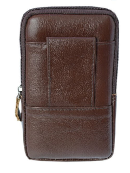 Leder Herrentasche Handtasche Braun