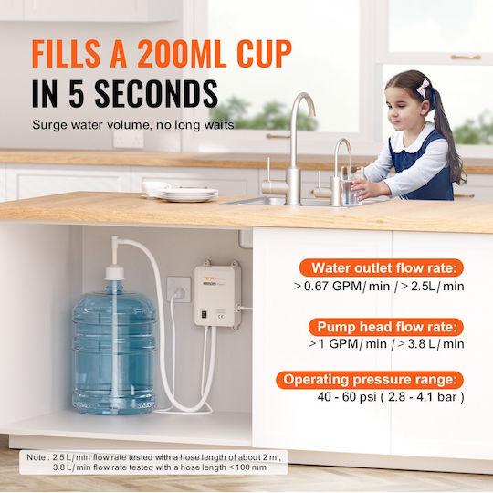 Vevor Ηλεκτρική Αντλία Επιφάνειας 45W