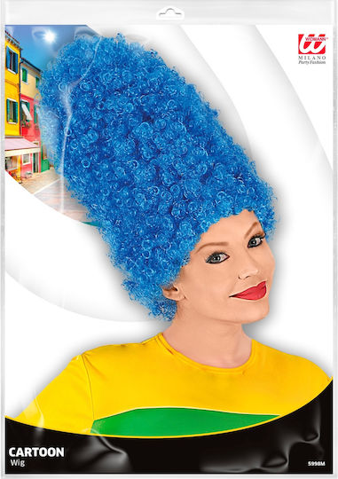 Cartoon Perucă de Carnaval Afro Roșu