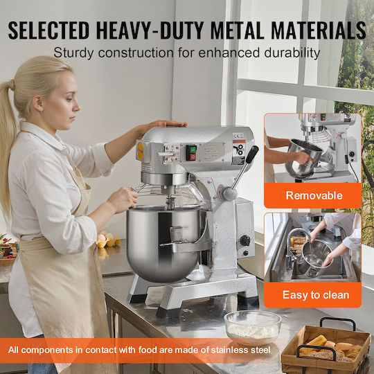 Vevor Profesional Amestecător cu Vas 18.7lt 1100W