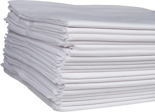 Hotel Sheet 160x250cm White 52% Cotton 48% Polyester 144tc Sidirela E-121-1