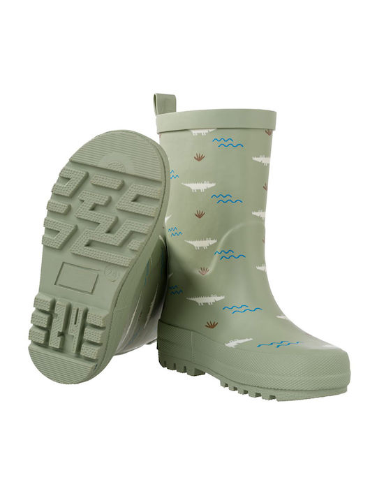 Fresk Kids Wellies Green