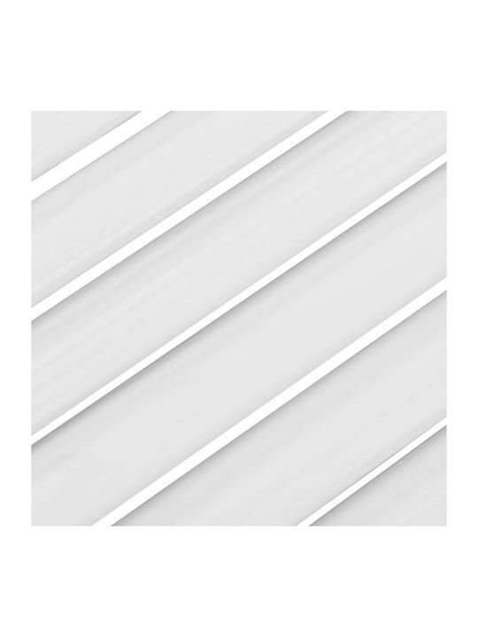 Lamellentür Schranktür Weiß 61,5x29,5 cm Weiß
