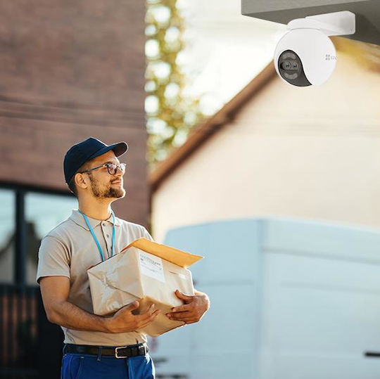 Ezviz H80x IP Cameră Duală De Supraveghere Wi-Fi 4K Rezistentă La Apă Cu Comunicare Bidirecțională Și Obiectiv 4mm