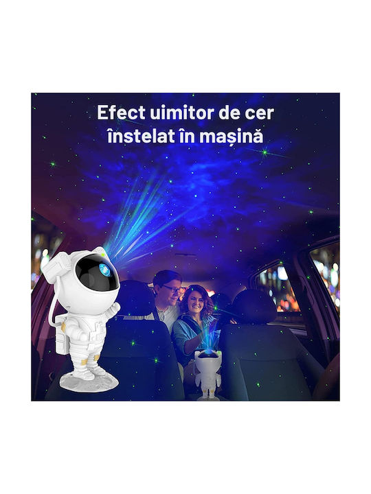 Astronaut Night Light Projector Rotating Constellations Stars Galaxy Ceiling Remote Control Timer