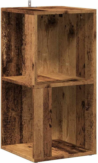 Eckschrank Altholz Holz Ingenieurholz Braun 33 x 33 x 67 cm