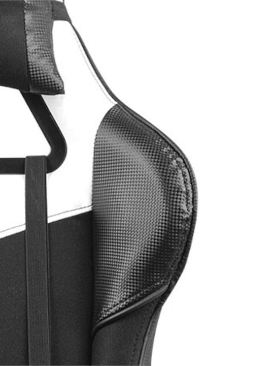 Natec Fury Avenger XL Καρέκλα Gaming Δερματίνης Μαύρο/Λευκό