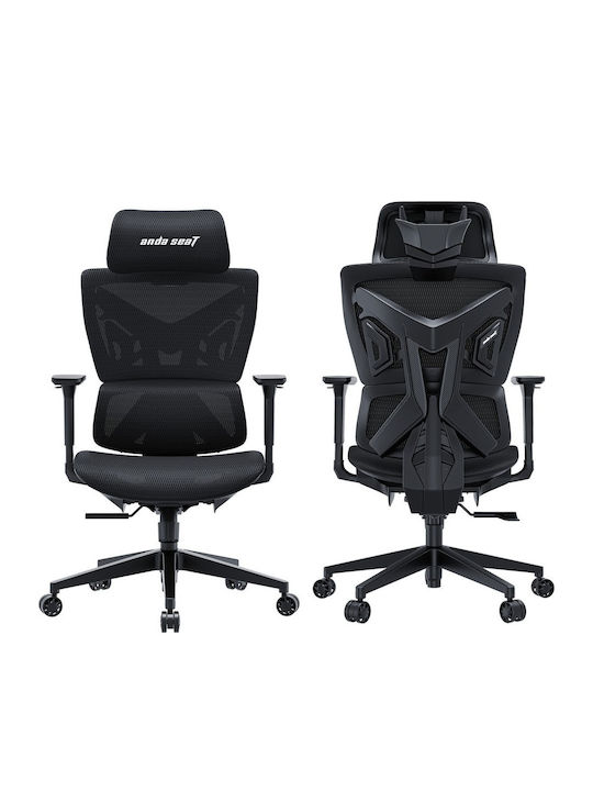 Anda Seat X-AIR Mega XL Καρέκλα Gaming με Ρυθμιζόμενα Μπράτσα Μαύρη
