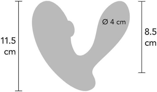Scala Duovibe Klitoris Vibrator 12cm Lila