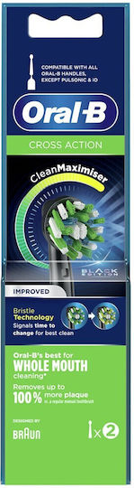 Oral-B Pro CrossAction Replacement Heads for Black 2pcs