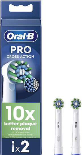 Oral-B Pro CrossAction Ανταλλακτικά για 2τμχ