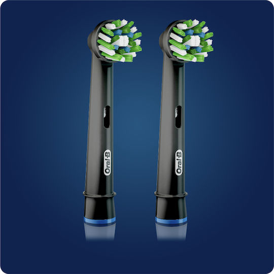 Oral-B Pro CrossAction Replacement Heads for Black 2pcs