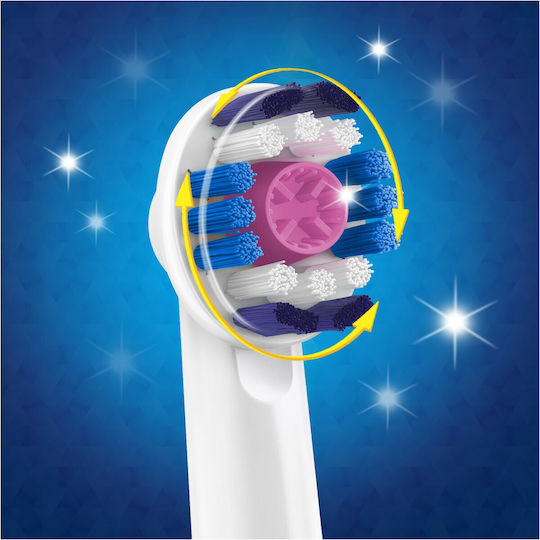 Capete de schimb pentru periuță electrică Oral-B Pro 3D White, pachet de 4 bucăți