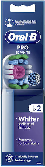 Oral-B Pro 3D White Capete de schimb pentru Periuța de dinți electrică 2buc