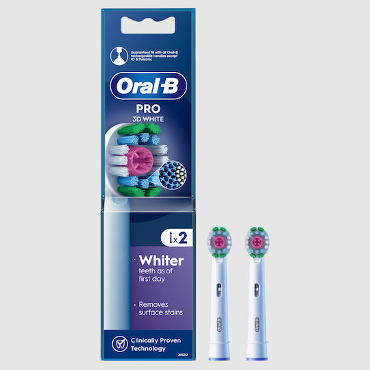 Oral-B Pro 3D White Capete de schimb pentru Periuța de dinți electrică 2buc