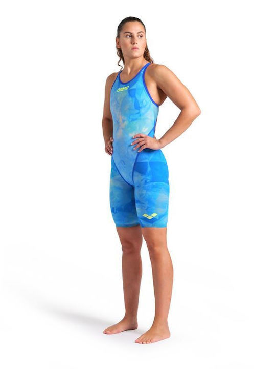 Arena Powerskin Carbon Glide Le Ob 006310-140 Femeiesc Costum de Baie de Competiție Întreg pentru Înot Albastru