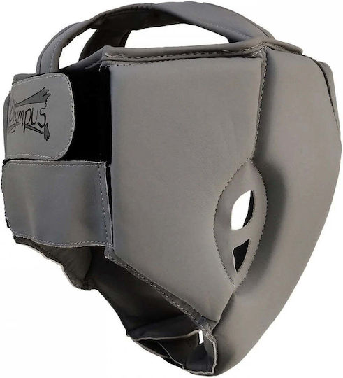 Olympus Sport Adult Open Face Boxing Headgear Gray