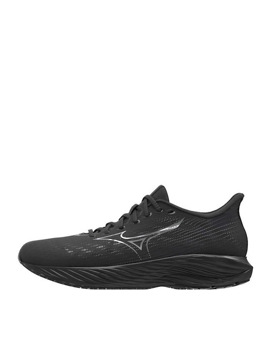 Enerzy Runnerz Kids Sports Shoes Running with Laces Black