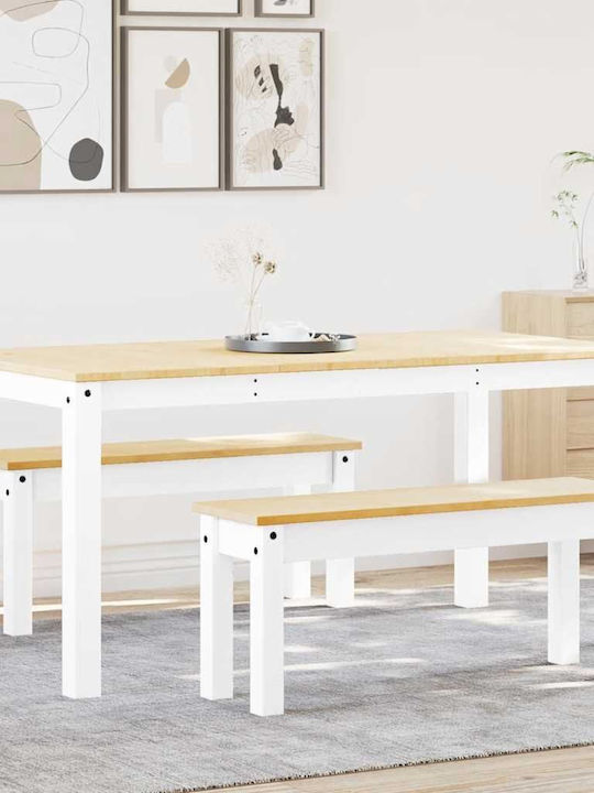 Esszimmermöbel-Set 3 Stück 160x80cm