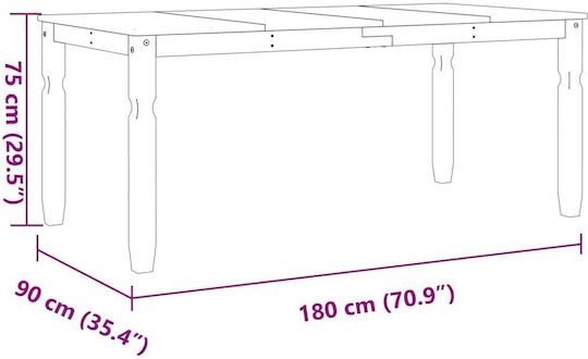 Esszimmer 5Stück 180x90cm