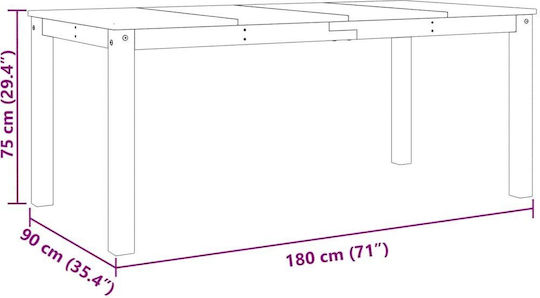 Трапезария 3бр 180x90бр