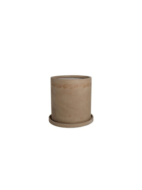 Harmony Γλάστρα Πήλινη Taupe 30x30x32.5εκ.
