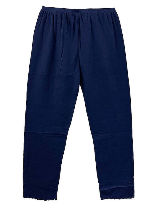 Ustyle Winter Damen Pyjama-Set Blue