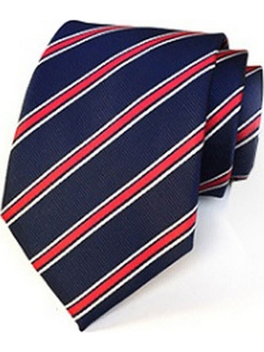 Martin & Co Men's Tie Synthetic Printed in Blue Color