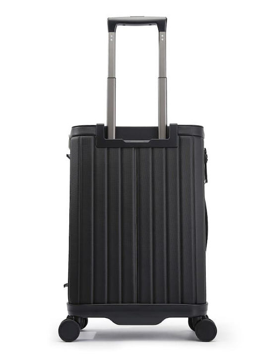 Bange Premium Collection Laptop YL200 Koffer Für Reisen Kabinenstoff Schwarz Mit 4 Räder Höhe 56cm