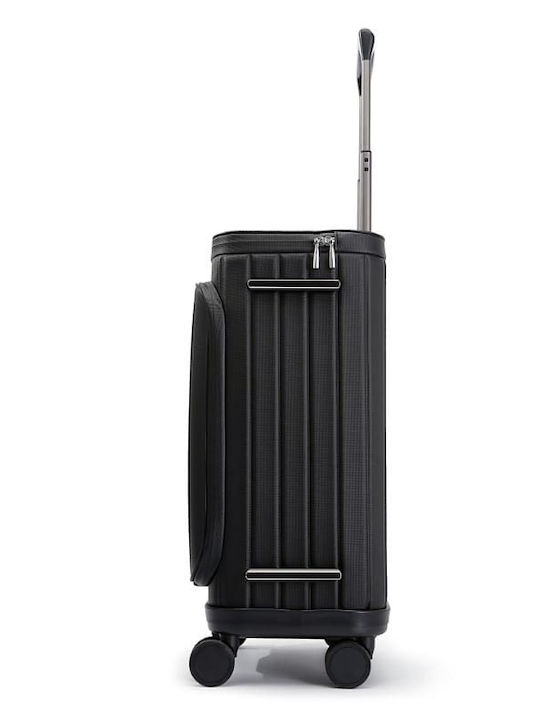 Bange Premium Collection Laptop YL200 Koffer Für Reisen Kabinenstoff Schwarz Mit 4 Räder Höhe 56cm