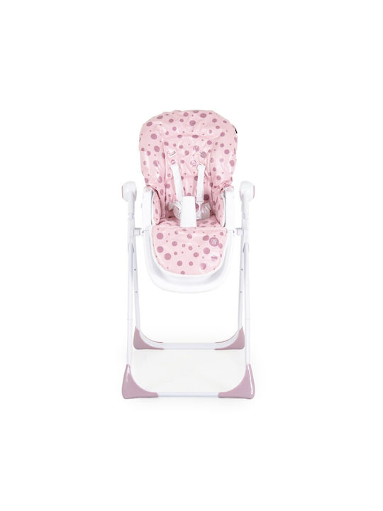 Moni Cocomero Foldable Baby Highchair with Adjustable Height Pink