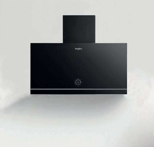 Whirlpool Chimney Vent Hood 60cm Black