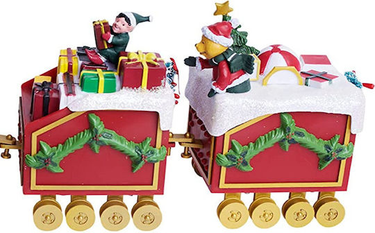 Large Santa Claus Train Elves 2 Carriages L136/W90cm