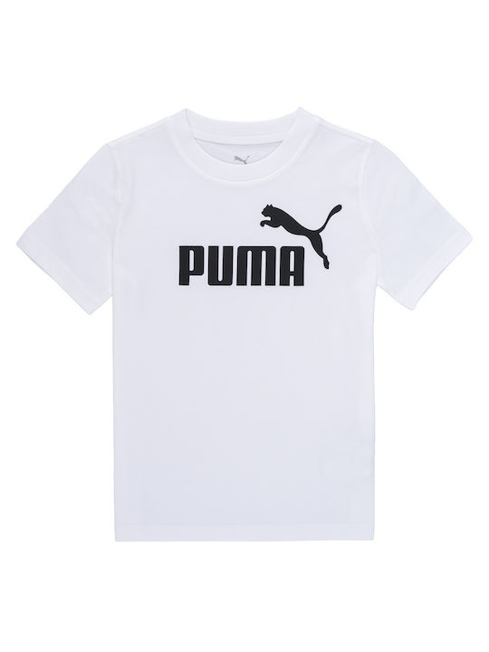 Puma Children's T-shirt White Logo