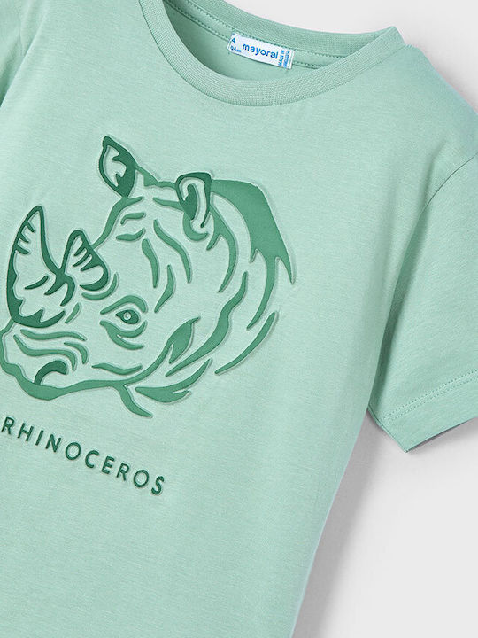 Tricou pentru copii verde deschis