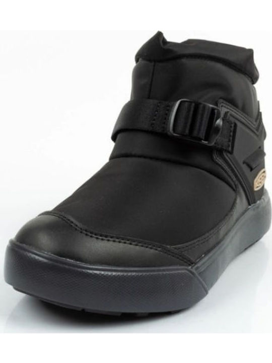 Leather Snow Boots with Rubber Black