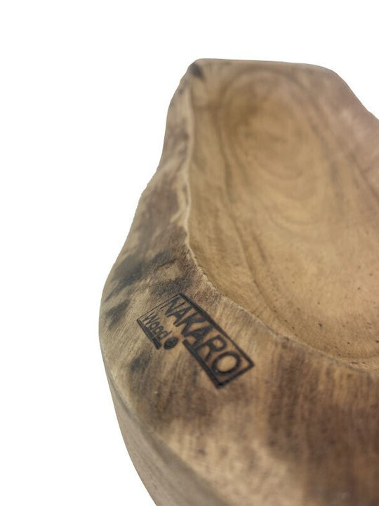 Nakaro Wood Πλατώ Σερβιρίσματος Ξύλινο 40x22εκ.