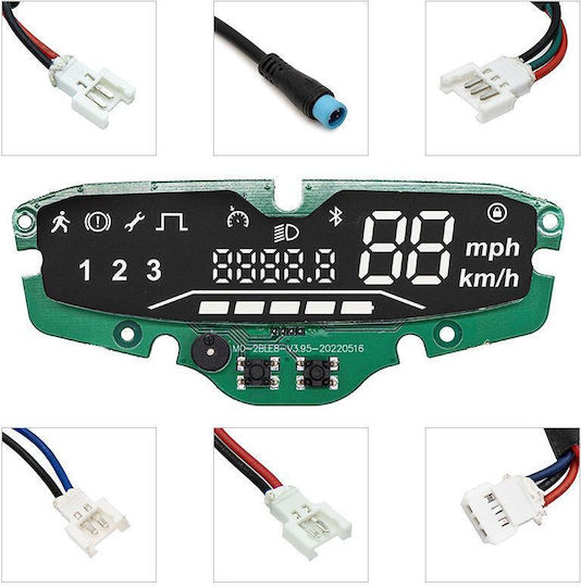 Replacement Display Scooter Smartgyro K2 Display 4-pin Unlockable