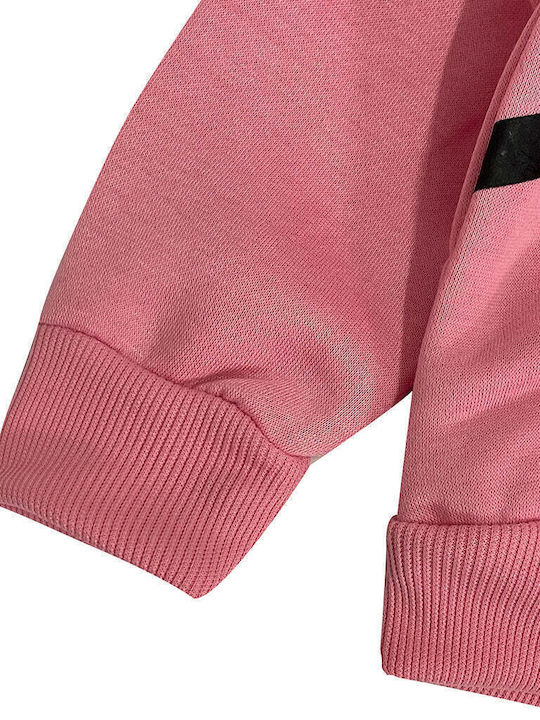 Kids Sweatpants Set Pink 2pcs