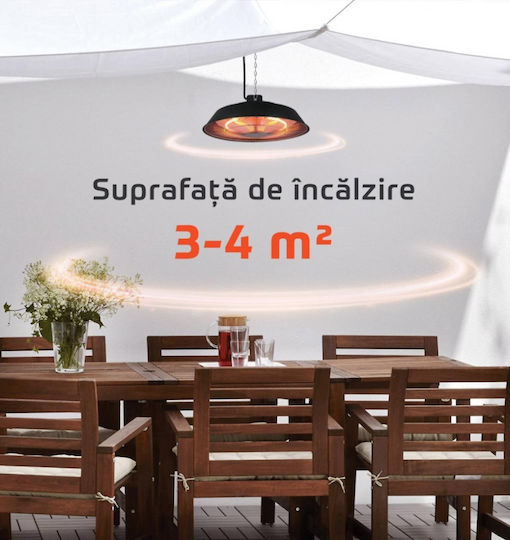 Heinner Quartz Ceiling-Mounted Heater 1500W