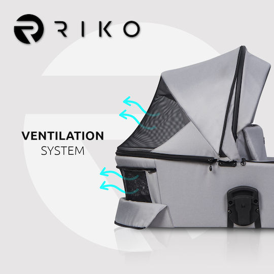 Riko Velar Reglabil 3 în 1 Cărucior pentru copii Sand 02 9.2kg