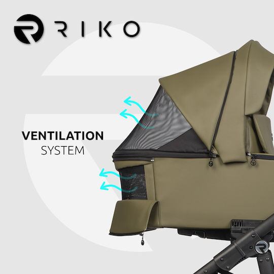 Riko Aura Ρυθμιζόμενο Καρότσι 3 σε 1 Khaki 05 9.2kg