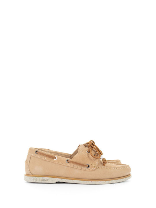 Navigator Women's Boat Shoes in Beige Color