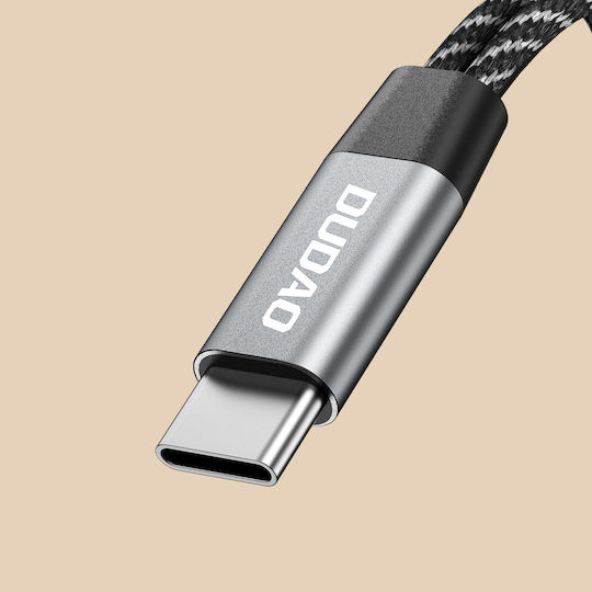 Dudao L13C+ Конвертор USB-C мъжки към USB-C 2x женски Сив 1бр
