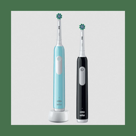 Oral-B Pro Series 1 Duo Edition Electric Toothbrush with Pressure Sensor Light Blue & Black