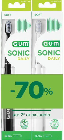 GUM Activital Sonic Soft 4100 Dual Pack Electric Toothbrush Battery